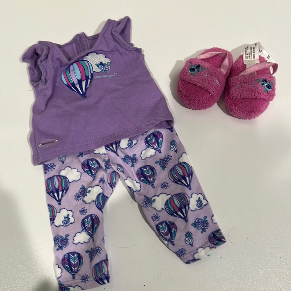 American girl doll pjs